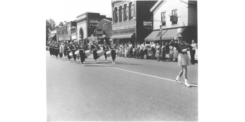 Farnham Ladies Drum Corp   - Marching in Gowanda,  NY